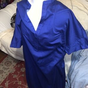 Ocean + Main Women's BlueCollar Caftan Dress Size L/XL